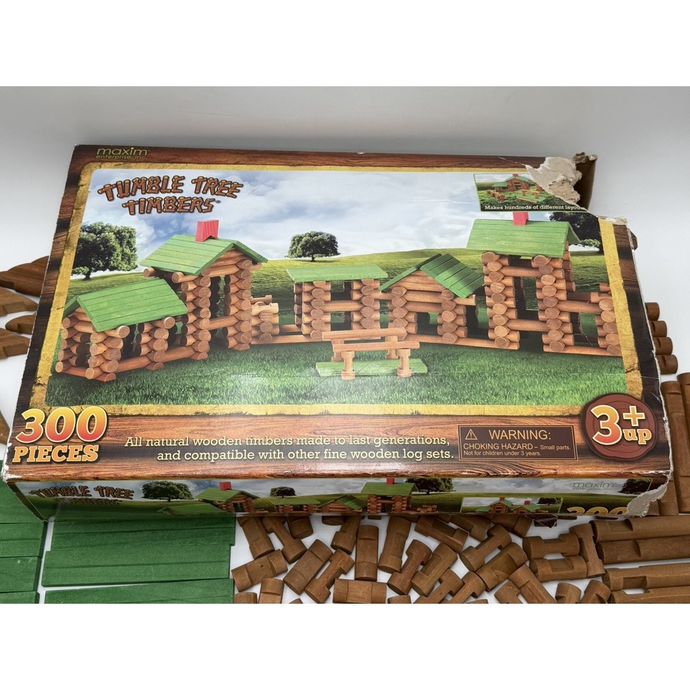 Tumble Tree Timbers Building Set 300 Pieces Maxim Enterprises 2018
